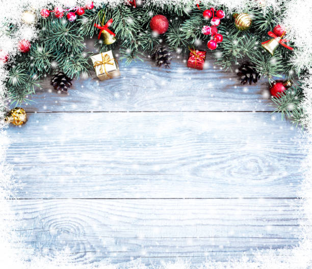 istock Christmas fir tree branches with toys 1280041745