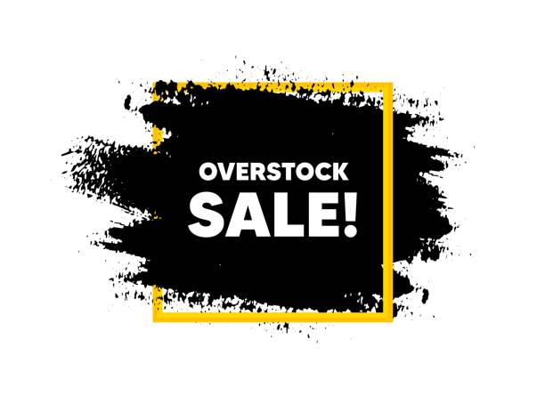 Overstock Sale Special Offer Price Sign Vector Stock Illustration -  Download Image Now - Sale, Abstract, Advertisement - iStock