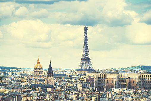 View on Eiffel Tower, Paris, France