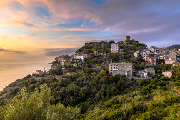 istock Mountain Village Corsica 1280046210