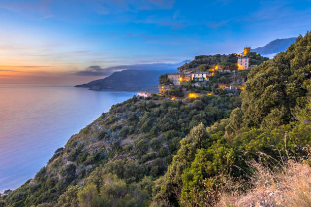 istock Mountain Village Corsica 1280047377
