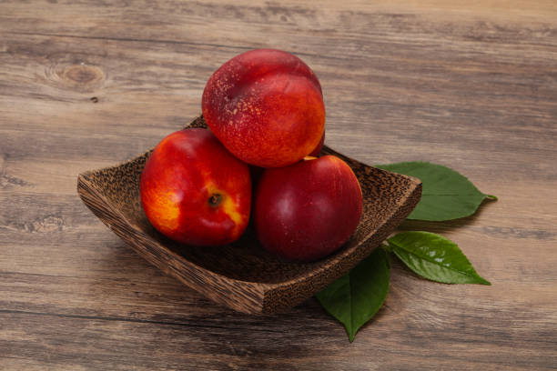 istock Sweet tasty ripe few nectarines 1280047655