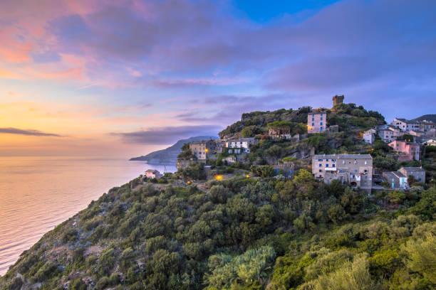 istock Mountain Village Corsica 1280048557