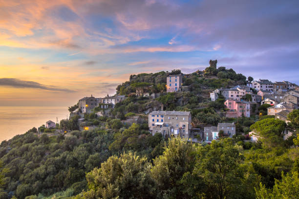 istock Mountain Village Corsica 1280048732