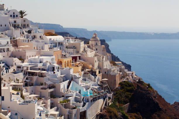 istock Panoramic view of Santorini, Greece 1280053596