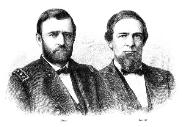 istock President Ulysses S. Grant with vice president Schuyler Colfax 1869 1280064655