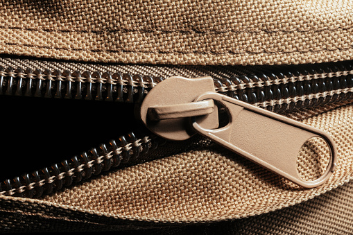 Olive Bag Zipper Stock Photo - Download Image Now - Bag, Unzipped ...