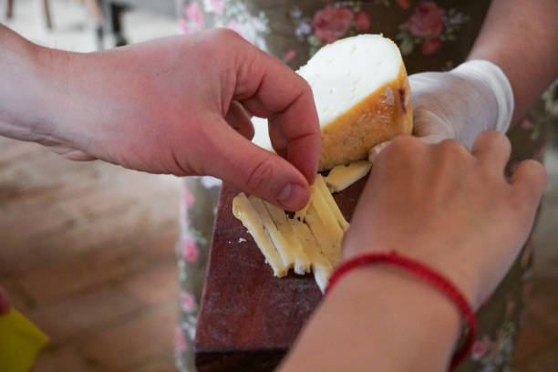 istock Degustation cheese board at the cheese farm store 1280074075