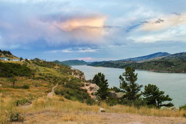 istock Horsetooth Reservoir at dusk 1280092645