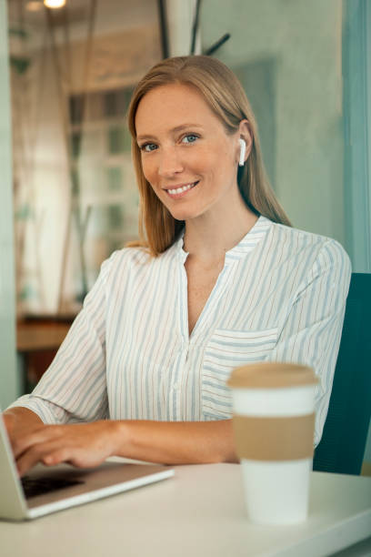 istock Businesswoman working on laptop 1280098814