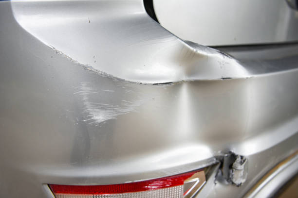 istock Car accident concept - Bronze Taillight accident car 1280102088