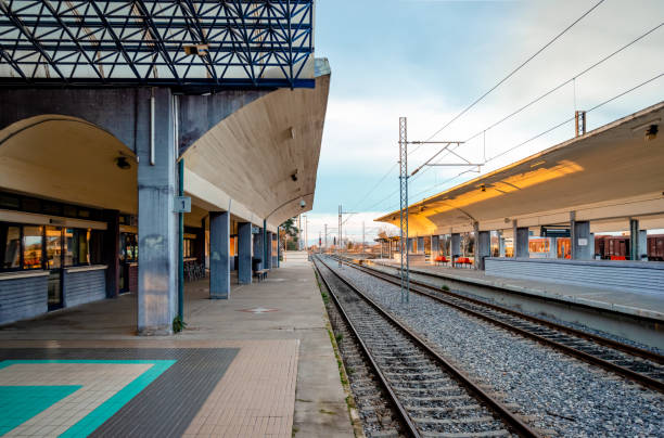istock Palaiofarsalos railway station. No people. 1280104646