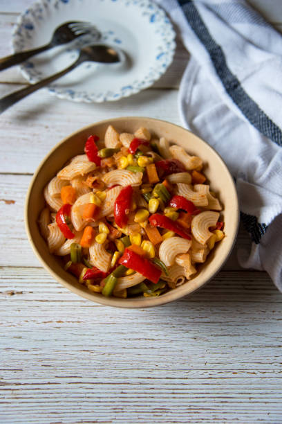 istock Popular food ingredient home made pasta in a bowl 1280104651