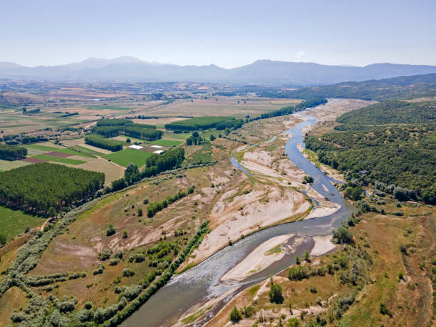 istock Struma river passing through the Petrich valley, Bulgaria 1280107787