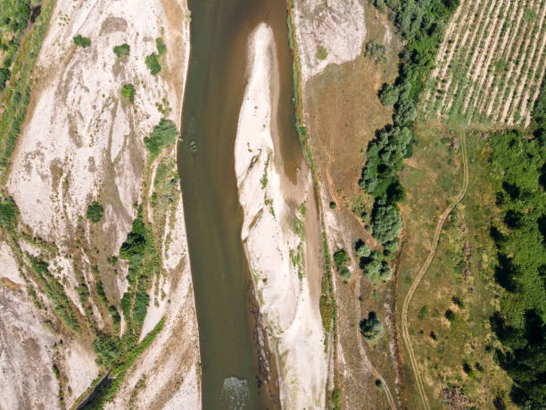 istock Struma river passing through the Petrich valley, Bulgaria 1280107804