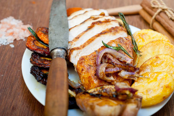 istock roasted grilled BBQ chicken breast with herbs and spices 1280109130