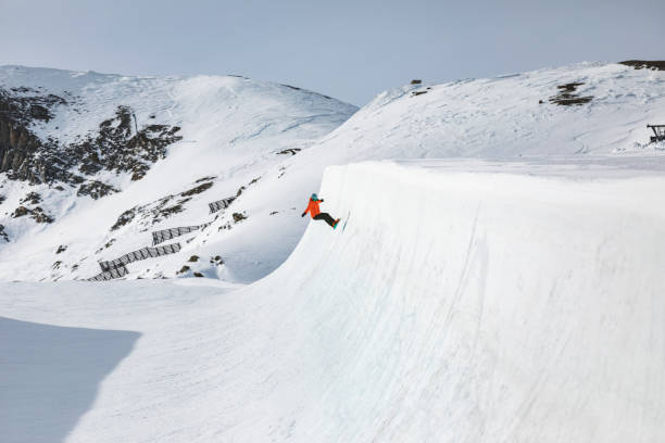 Winter holidays in ski resort