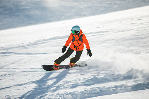 Winter holidays in ski resort