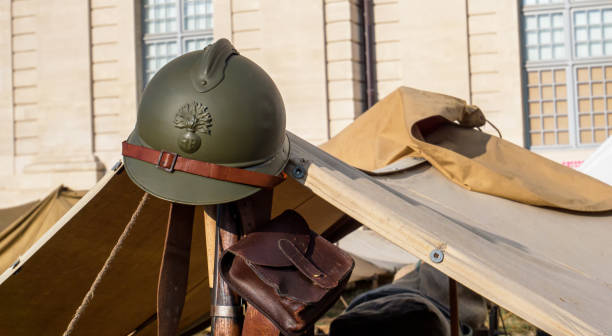 istock a World war two french military helmet 1280114404