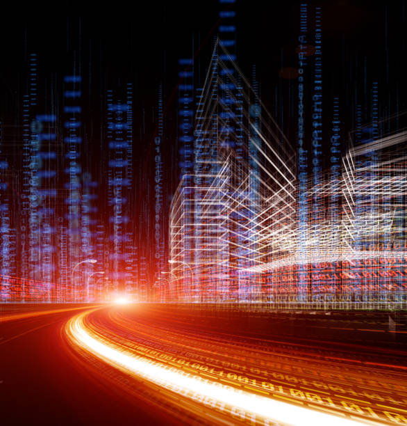 istock Network connection and cloud storage technology concept on modern and smart city 1280117075