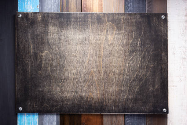 istock aged wooden signboard or nameplate 1280121537