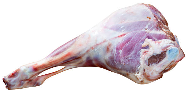 istock Raw lamb leg  with natural ingredients before  cooking 1280122530