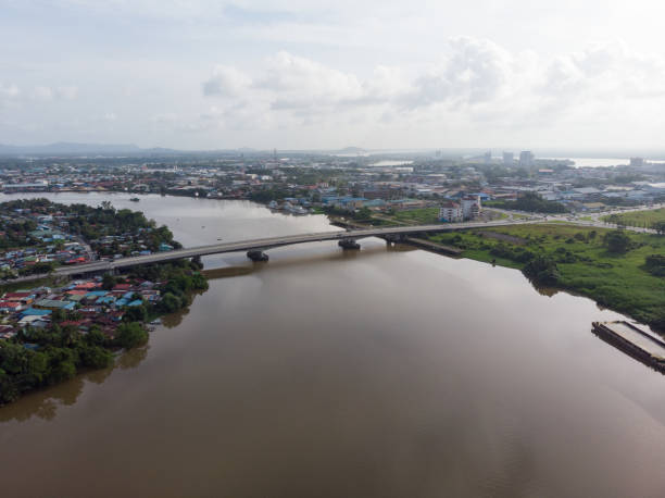 istock Scenic aerial view of Damai Beach 1280123774