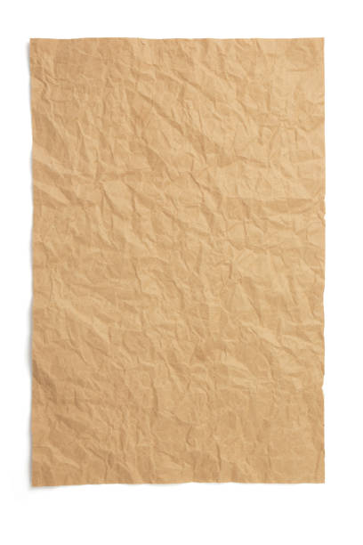 istock wrinkled paper at wooden plank wall or table 1280124839