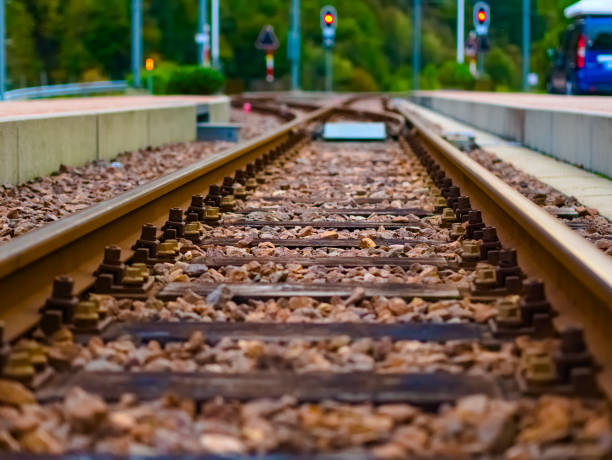 istock railroad track in a station 1280126912