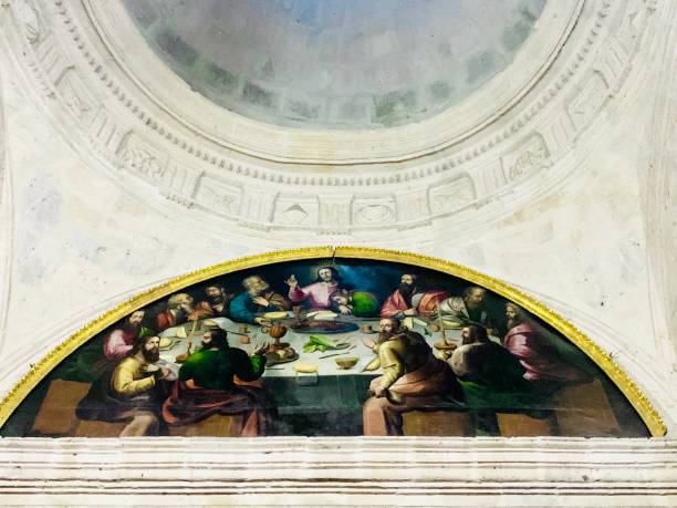 istock Last Supper painting at Cusco Cathedra of Peru 1280133102