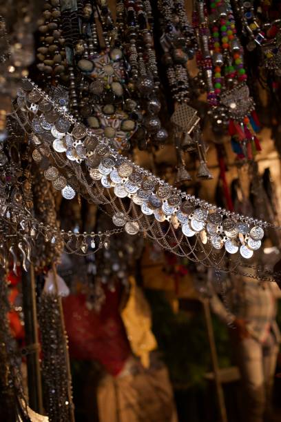 istock Silver jewellery in a market 1280141897