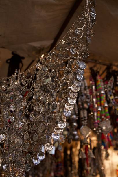 istock Silver jewellery in a market 1280141929