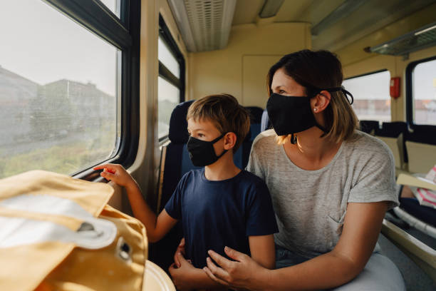 istock Train travel during pandemic 1280142395