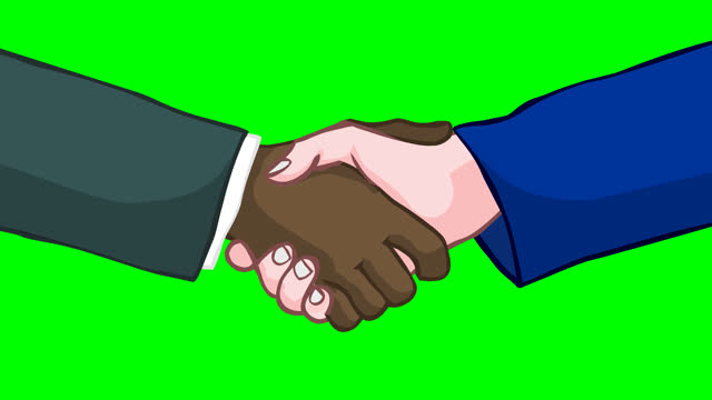 1,564 Shaking Hands Cartoon Stock Videos and Royalty-Free Footage - iStock  | Shaking hands business