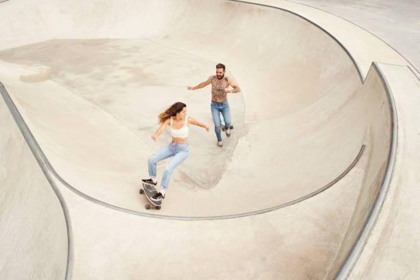 istock Young People At The Skate Park 1280151969