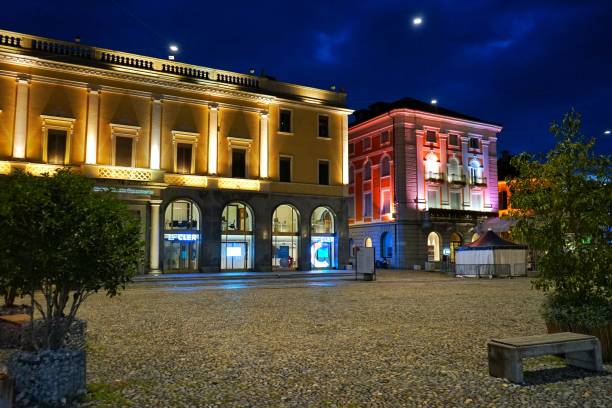 istock Locarno Piazza Grande Night View 1280154398