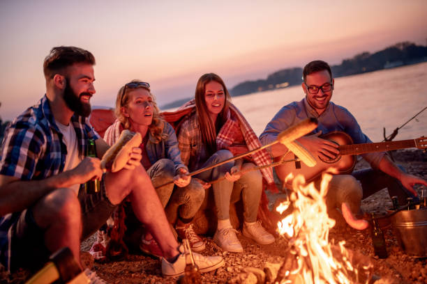 istock Friends having fun on the beach 1280163170