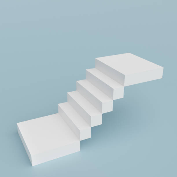 istock Abstract staircase. Stairs with steps, business concept 1280163231