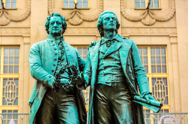 istock Goethe and Schiller monument in Weimar 1280165122