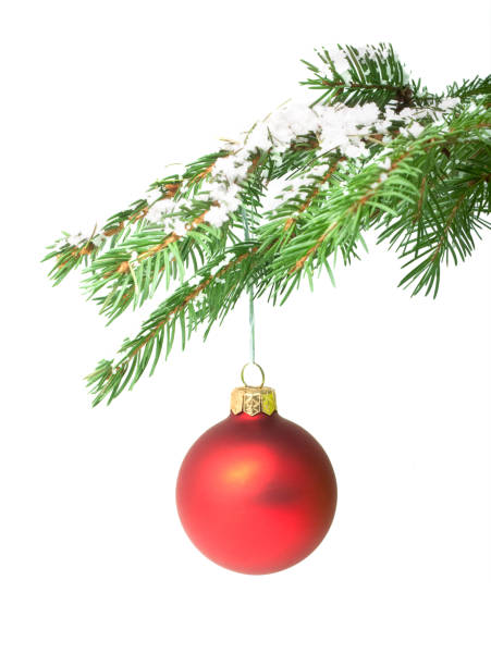 istock Branch with a Christmas toy 1280168863