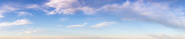 istock Beautiful Panoramic View of Puffy White Clouds 1280169467