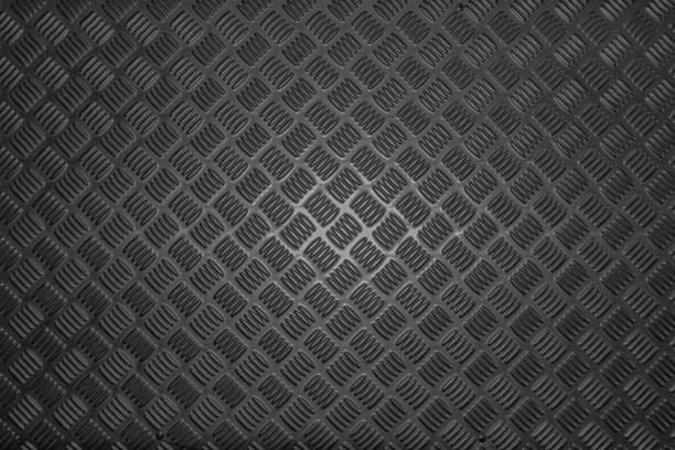 Black dark grey Checker Plate abstract floor metal stanless background stainless pattern surfac Black dark grey Checker Plate abstract floor metal stanless background stainless pattern surface. floor length stock pictures, royalty-free photos & images