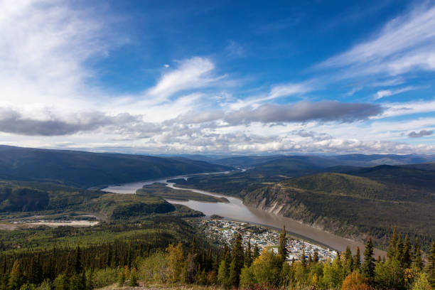 istock View of a Small Touristic Town, Dawson City 1280169657