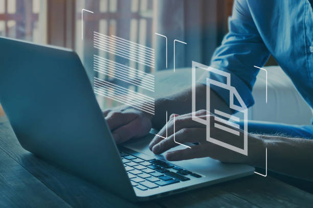 document management concept document management concept, online documentation database database photos stock pictures, royalty-free photos & images