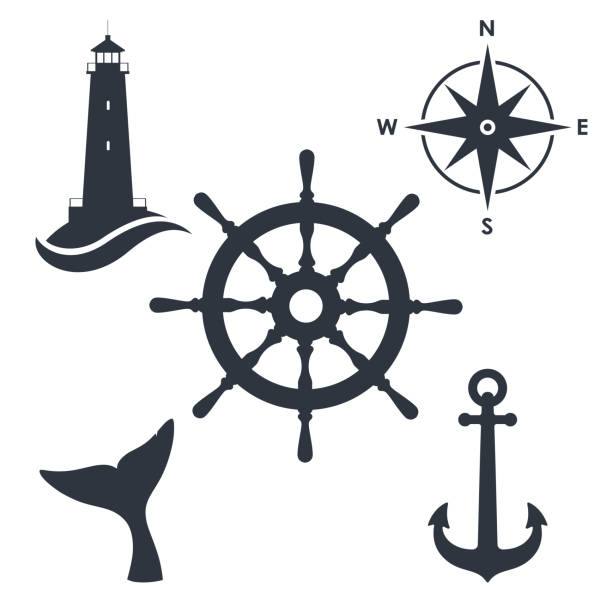 ilustrações de stock, clip art, desenhos animados e ícones de sea topic - naval ship