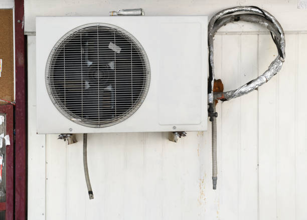 istock Air conditioning system on the wall of the building. 1280177826
