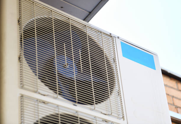 istock Air conditioning system on the wall of the building. 1280178552