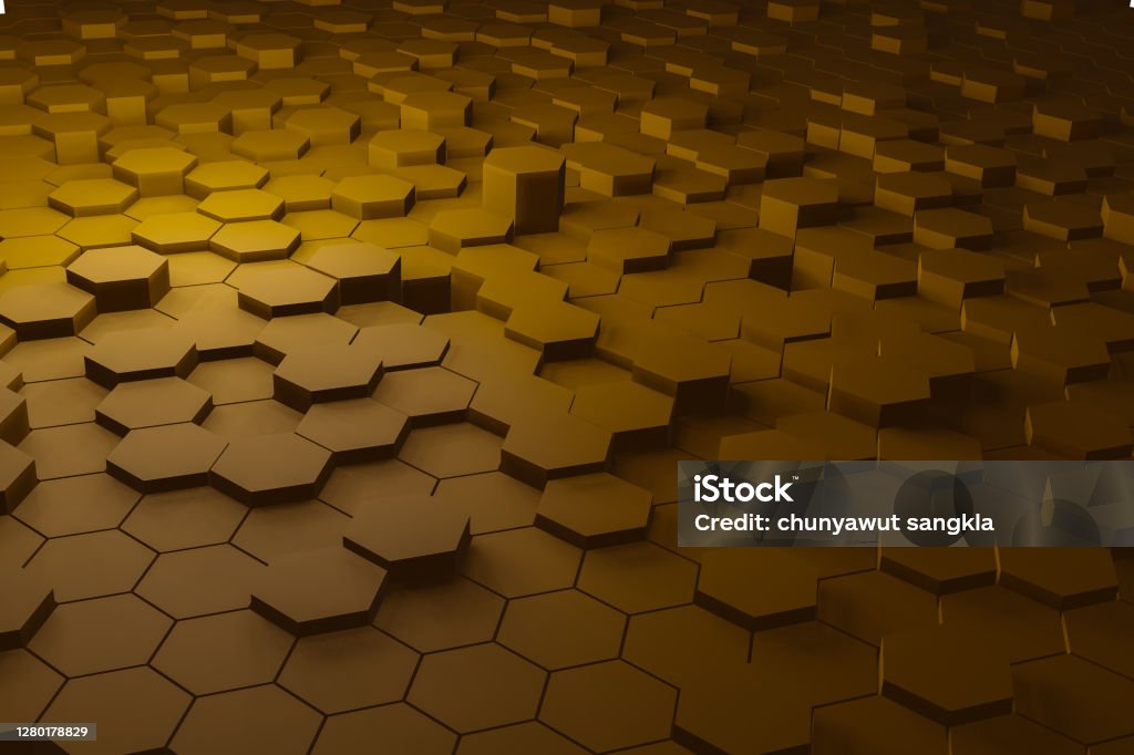 Ilustración 3D, renderizado en 3D de panal - Foto de stock de Abstracto libre de derechos Ilustración 3D, renderizado en 3D de panal - Foto de stock de Abstracto libre de derechos