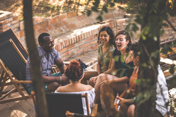istock Laughing, chatting and relaxing on a weekend getaway 1280180910