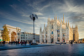 The beautiful Cathedral of Milan, Italy